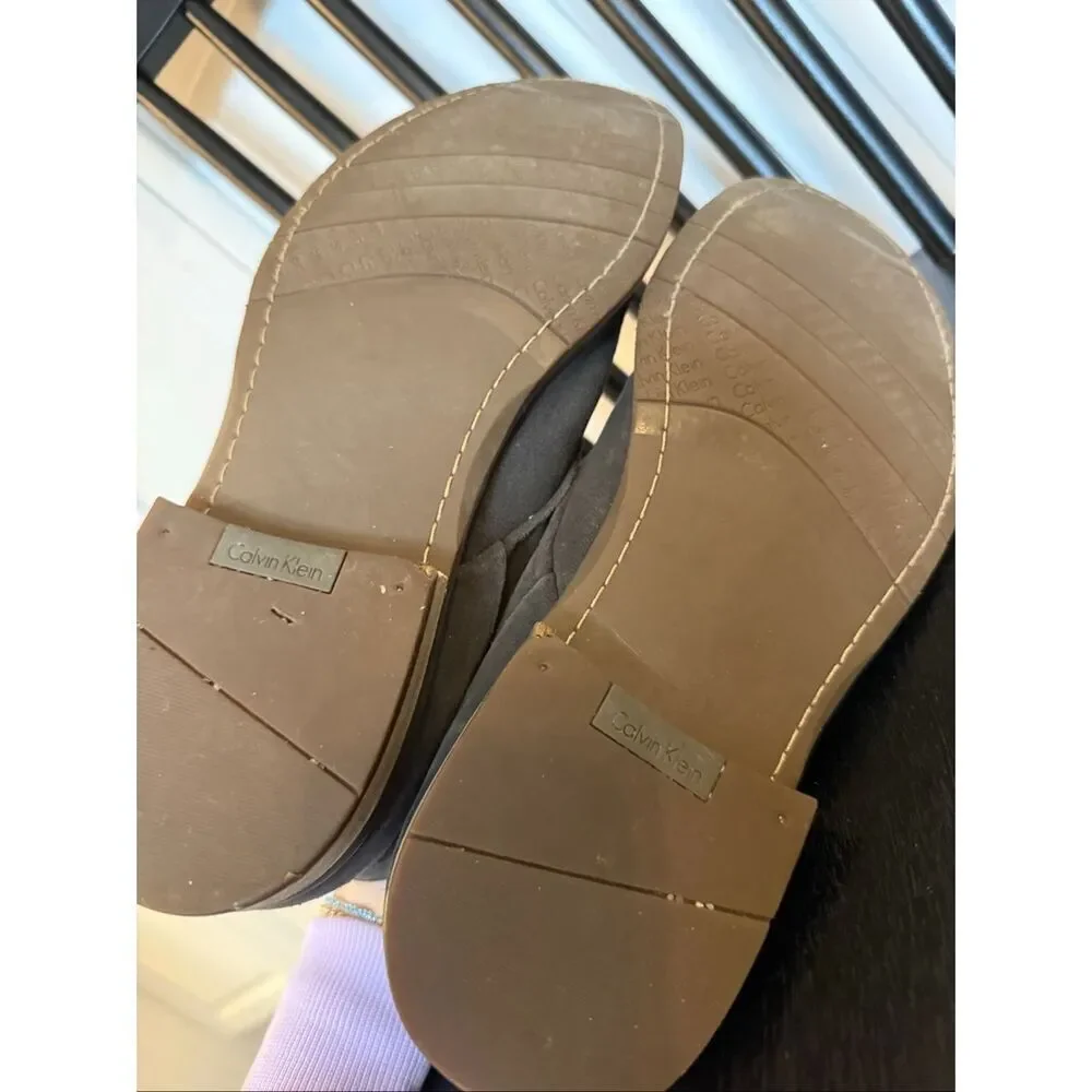 Calvin Klein Wilson grey suede Chukka boot shoe size 12